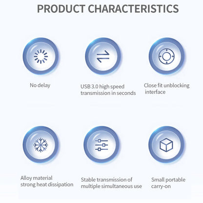 Hub USB-C Techsuit H13 ZenithDock, 4 em 1, Cinzento