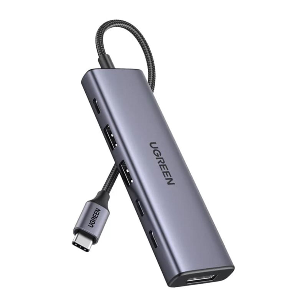 Hub USB-C UGREEN CM511 (75586), 6 em 1, Cinzento