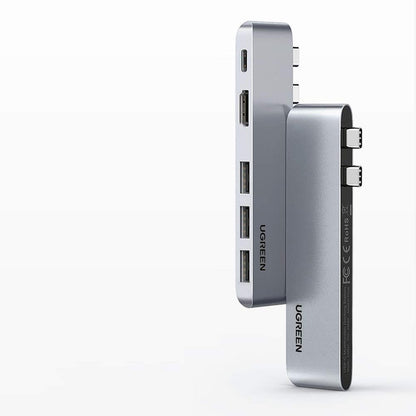 Hub USB-C UGREEN para Apple MacBook Pro / Air Series, 3 x USB-A 3.0 - 1 x USB-C - 1 x HDMI, Cinzento