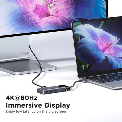 UGREEN Uno USB-C Hub (75179), 2 x USB-A - 2 x USB-C - 1 x HDMI - 1 x SD - 1 x microSD, Gray