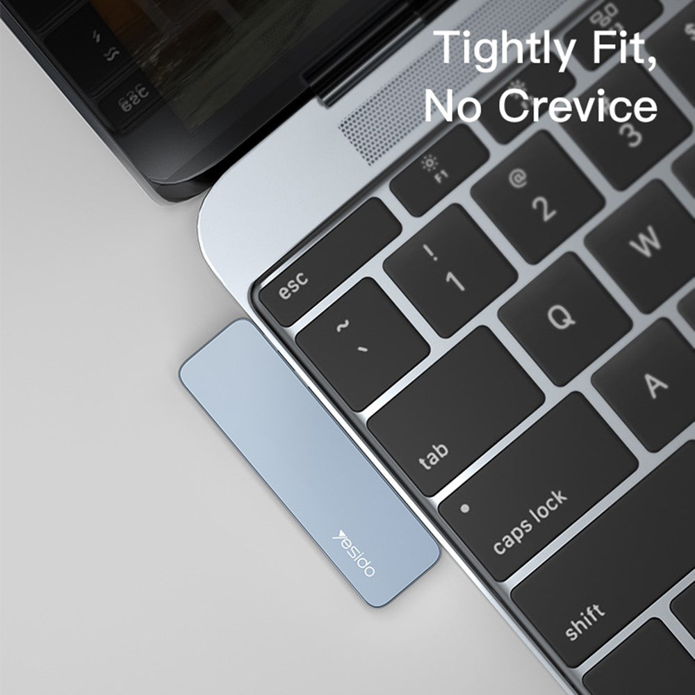 Hub USB-C Yesido HB10 para Apple MacBook Pro / Air, 6 em 1, Cinzento