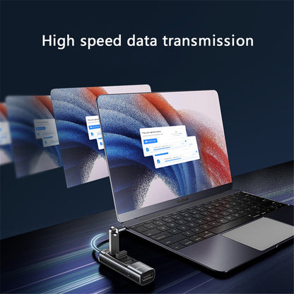 Hub USB-C Yesido HB23, 5 em 1, Cinzento