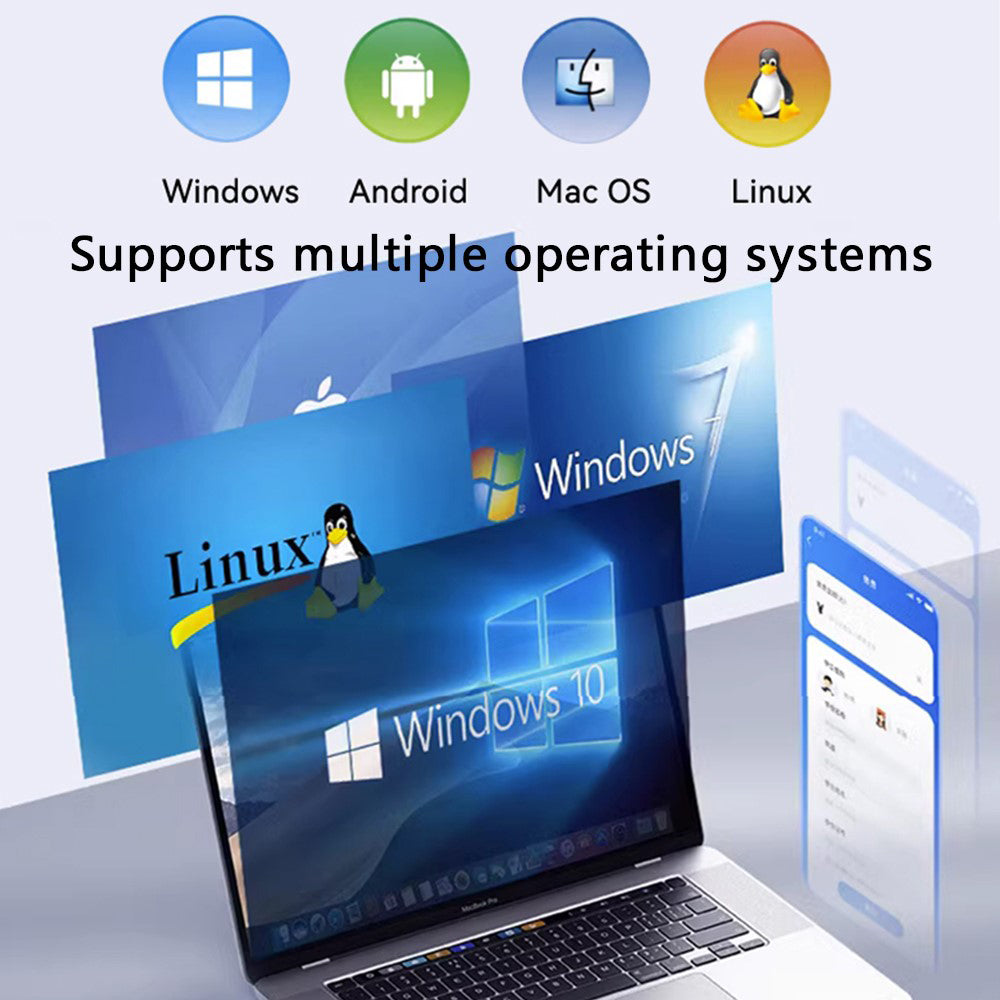 Hub USB-C Yesido HB23, 5 em 1, Cinzento