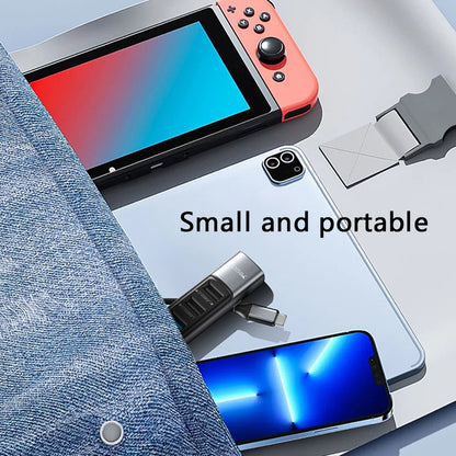 Hub USB-C Yesido HB24, 5 em 1, Cinzento