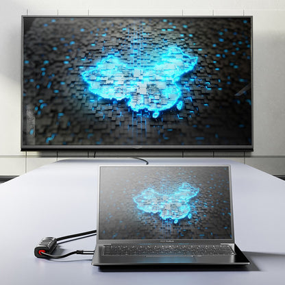 Hub USB-C Yesido HB24, 5 em 1, Cinzento