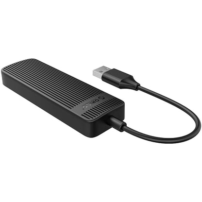 Hub USB Orico FL02, 4 x USB-A, Preto