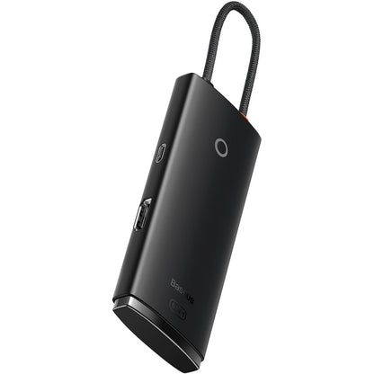 Hub USB-C Baseus Lite, 3 X USB-A 3.0 - USB-C - HDMI, Preto WKQX040001