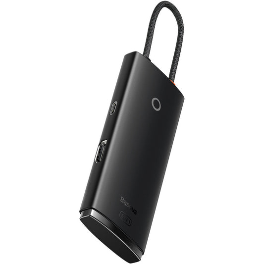 Hub USB-C Baseus Lite, 3 X USB-A 3.0 - USB-C - HDMI, Preto WKQX040001