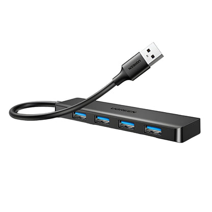 Hub USB UGREEN CM219 (25851), 4 x USB-A 3.0, Preto