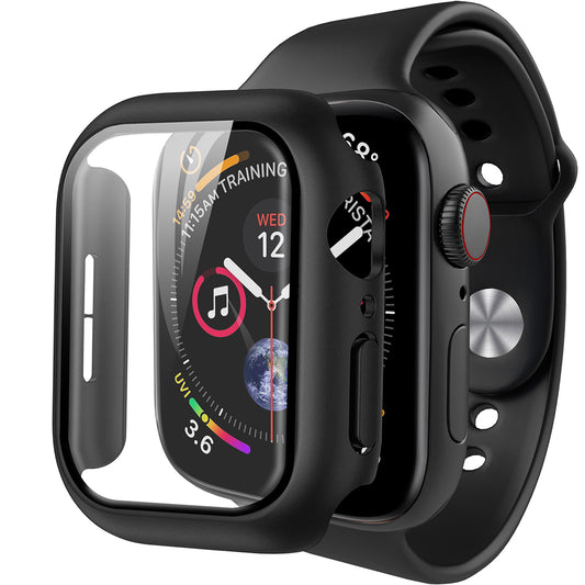 Capa Anank Screen Guard para Apple Watch Series 7 41mm, Preta