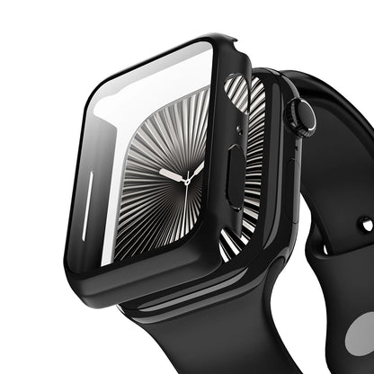 Capa Anank Screen Guard para Apple Watch Series 7 41mm, Preta