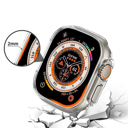 Capa Anank Screen Guard para Apple Watch Series 7 41mm, Preta