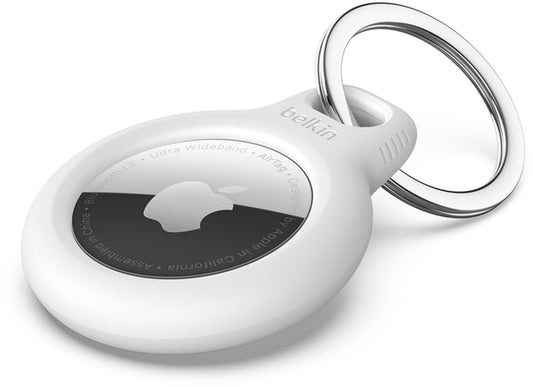 Capa Belkin Key Ring para Apple AirTag, Branca F8W973btWHT