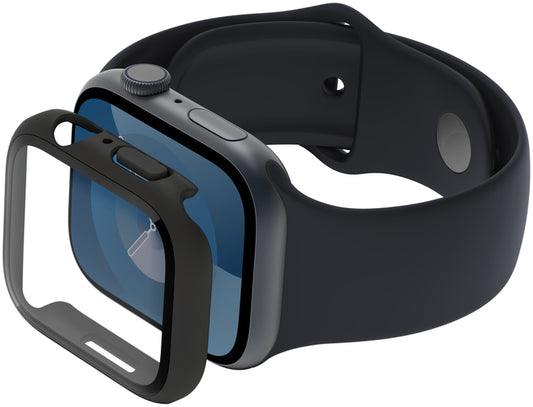 Capa Belkin ScreenForce TemperedCurve para Apple Watch 44mm / 45mm Series, Preta OVG004zzBK-REV