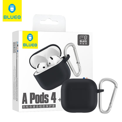 Capa Blueo Liquid para Apple AirPods 4, Preta