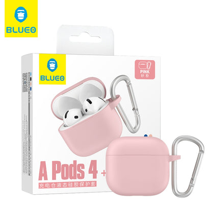 Capa Blueo Liquid para Apple AirPods 4, Rosa