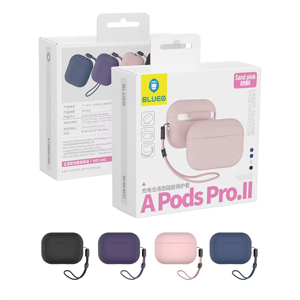 Capa Blueo Liquid para Apple AirPods Pro 2, Rosa