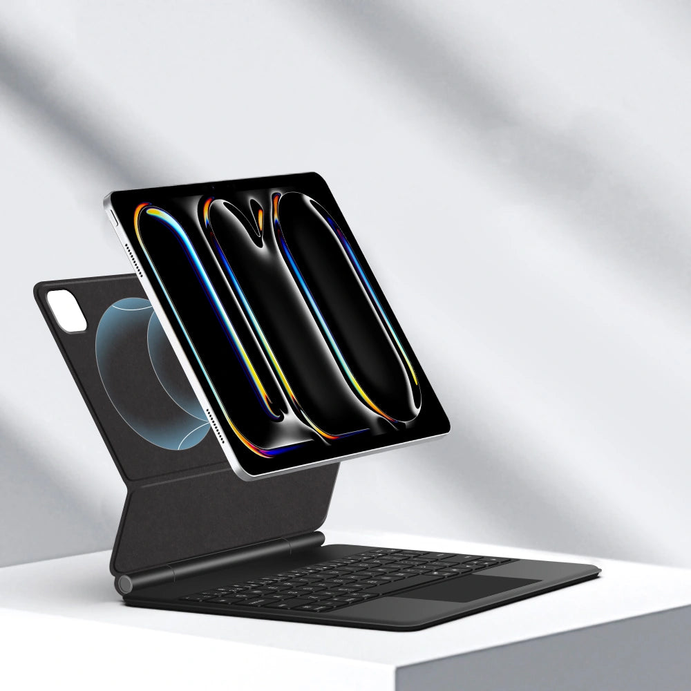 Capa com Teclado para Apple iPad Pro 11 (2025) / (2024), Tech-Protect, SmartCase Magnética, Preta