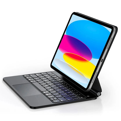 Capa com Teclado para Apple iPad (2025) / (2022), ESR, Rebound, Cinza