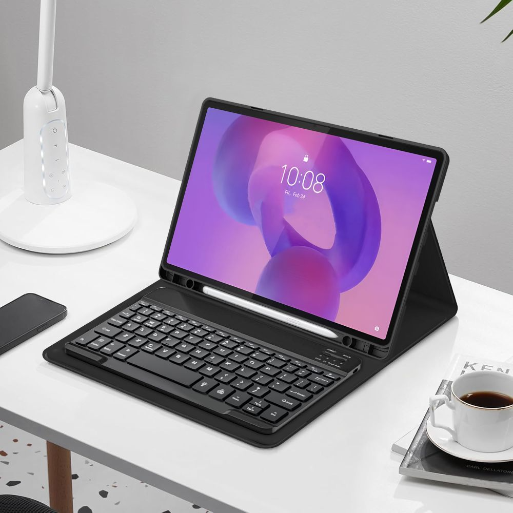 Capa com Teclado para Lenovo Idea Tab Pro, Tech-Protect, SC PEN, Preta