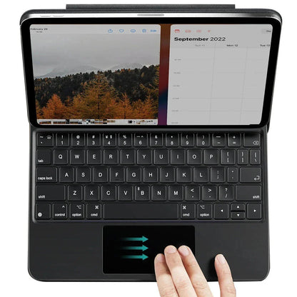 Capa com Teclado para Apple iPad (2025) / (2022), ESR, Rebound New, Preta
