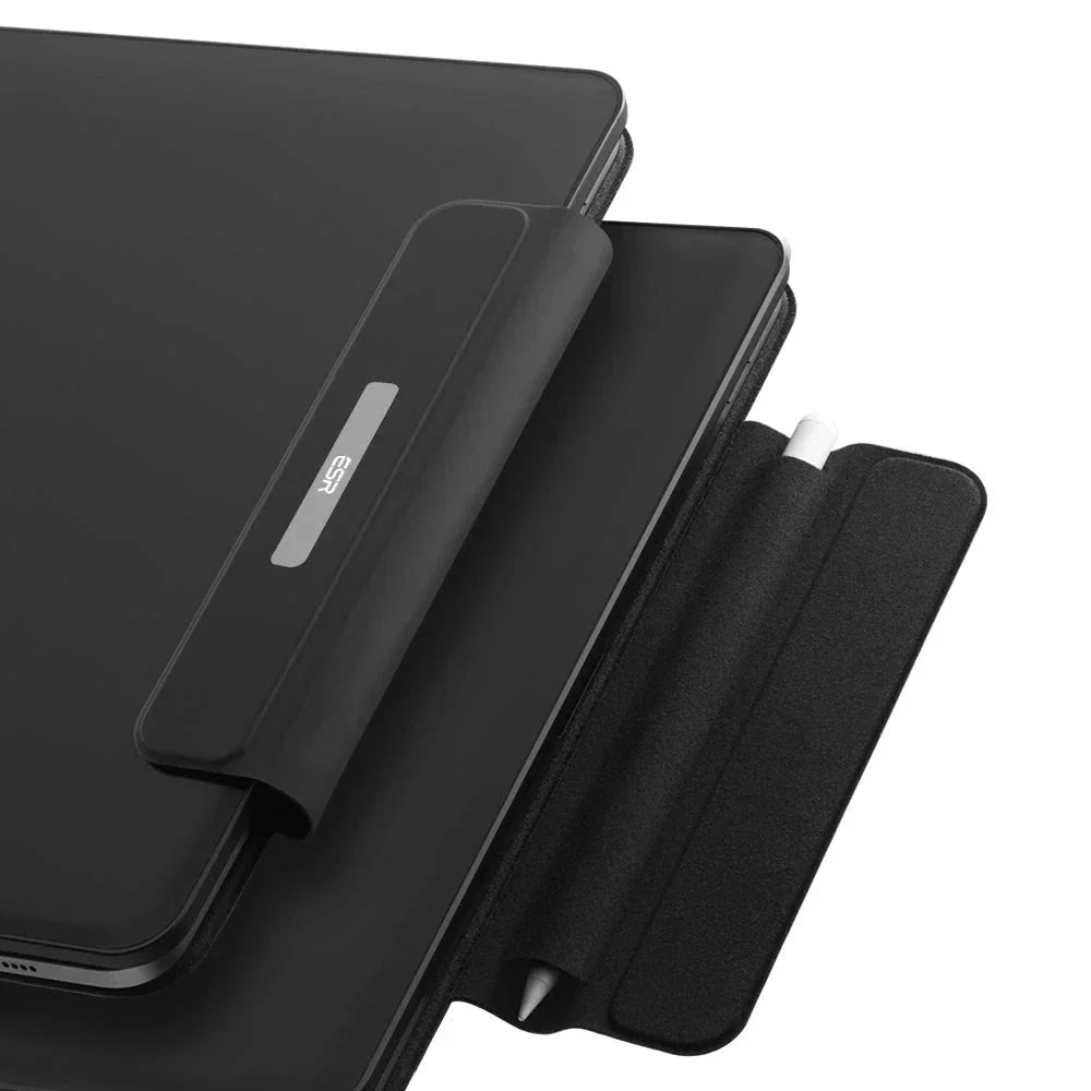 Capa com Teclado para Apple iPad (2025) / (2022), ESR, Rebound, Cinza
