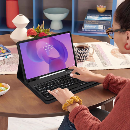 Capa com Teclado para Lenovo Idea Tab Pro, Tech-Protect, SC PEN, Preta