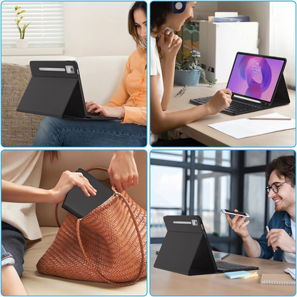 Capa com Teclado para Lenovo Idea Tab Pro, Tech-Protect, SC PEN, Preta