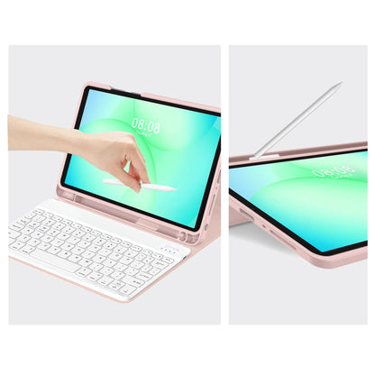 Capa com Teclado para Samsung Galaxy Tab A11+ / Tab A9+, Tech-Protect, SC PEN, Rosa
