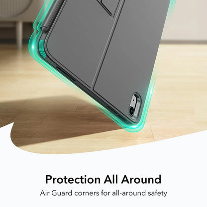 Capa com Teclado para Apple iPad (2025) / (2022), ESR, Flex, Cinza