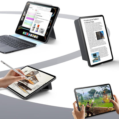 Capa com Teclado para Apple iPad (2025) / (2022), ESR, Shift, Cinza