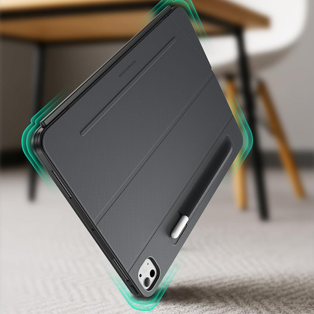 Capa com Teclado para Apple iPad (2025) / (2022), ESR, Shift, Cinza