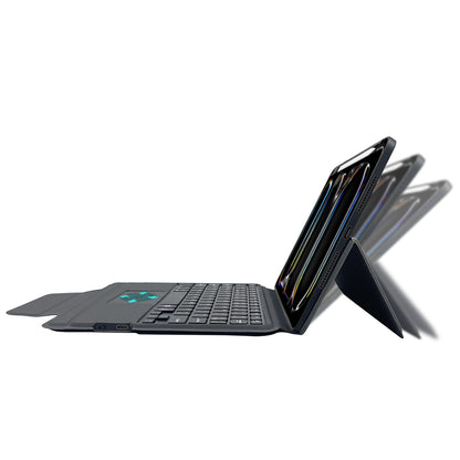 Capa com Teclado para Apple iPad Pro 11 (2024), Techsuit, KeyTab Pro, Preta