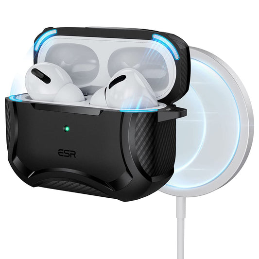 Capa ESR Cyber Armor Tough para Apple AirPods Pro Series, Preta