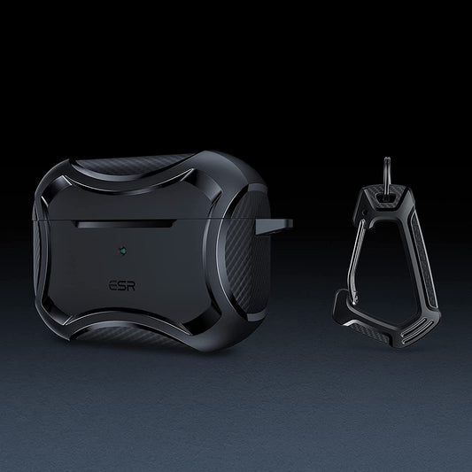 Capa ESR Cyber Armor Tough para Apple AirPods Pro Series, Preta