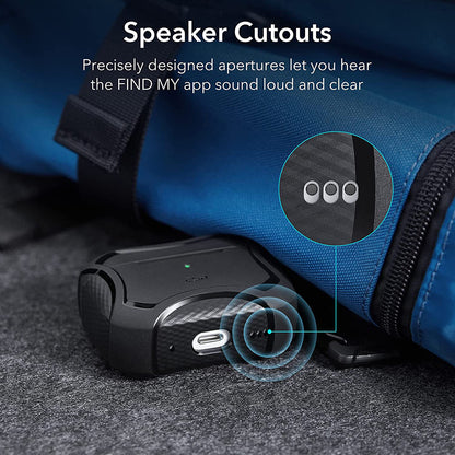 Capa ESR Cyber Armor Tough para Apple AirPods Pro Series, Preta