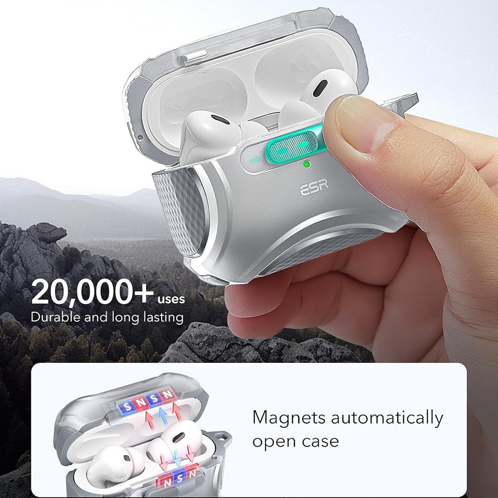 Capa ESR Cyber para Apple AirPods Pro Series, Cinzento