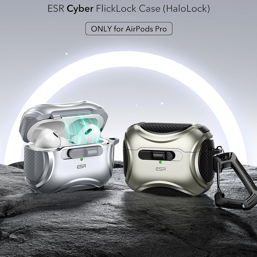 Capa ESR Cyber para Apple AirPods Pro Series, Cinzento