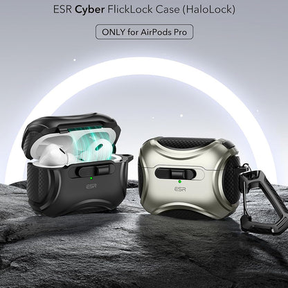 Capa ESR Cyber para Apple AirPods Pro Series, Preta