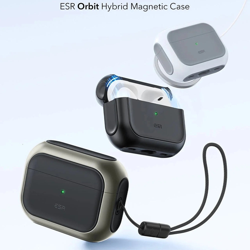 Capa ESR Orbit Hybrid para Apple AirPods Pro 3, Cinzento