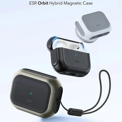 Capa ESR Orbit Hybrid para Apple AirPods Pro 3, Cinzento