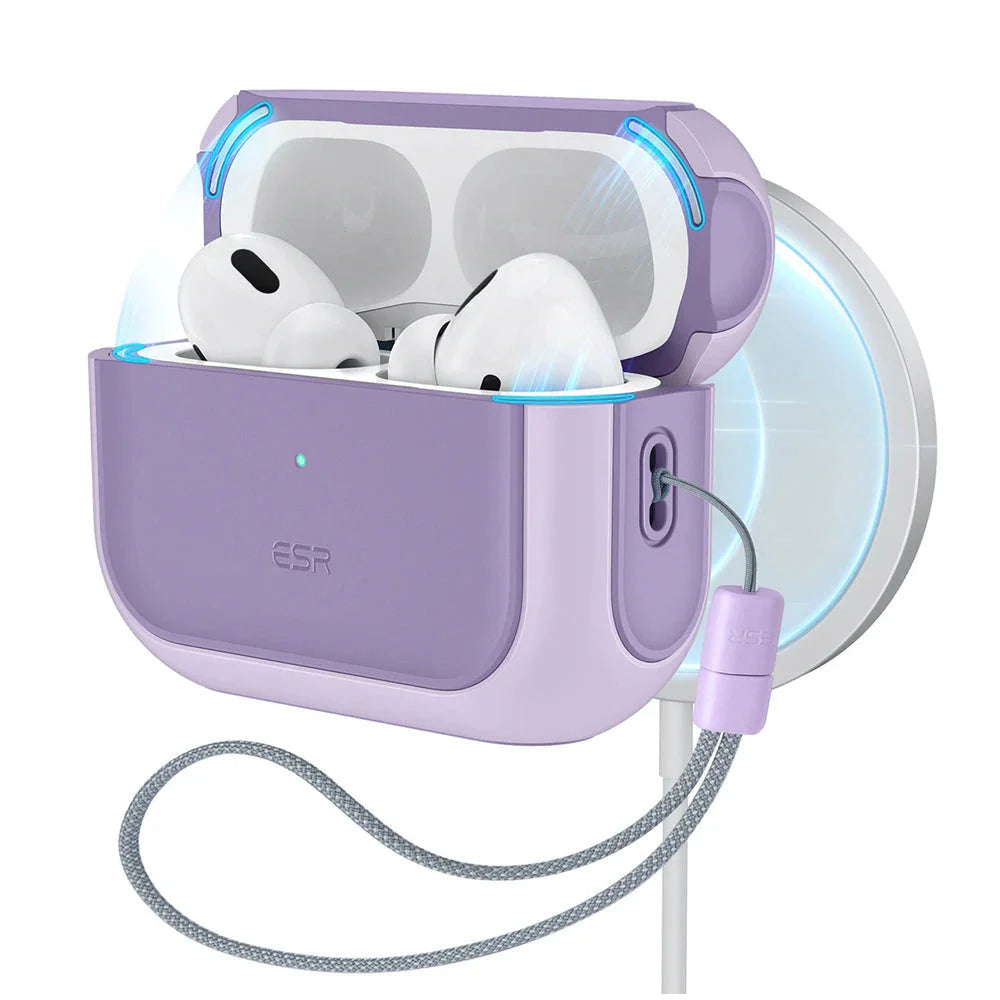 Capa ESR Orbit Hybrid para Apple AirPods Pro 3, Roxo