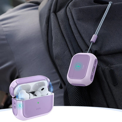 Capa ESR Orbit Hybrid para Apple AirPods Pro 3, Roxo