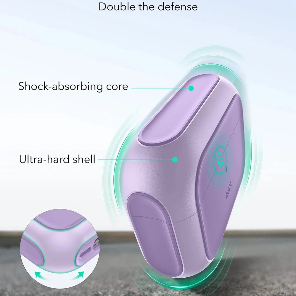 Capa ESR Orbit Hybrid para Apple AirPods Pro 3, Roxo