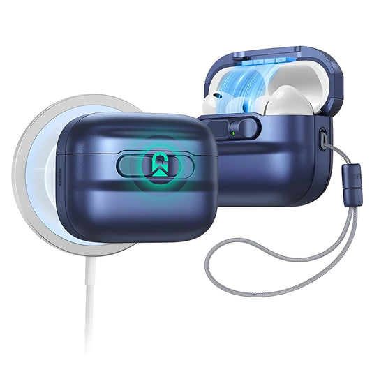 Capa ESR Pulse Magnetic FlickLock para Apple AirPods Pro 3, Azul-marinho