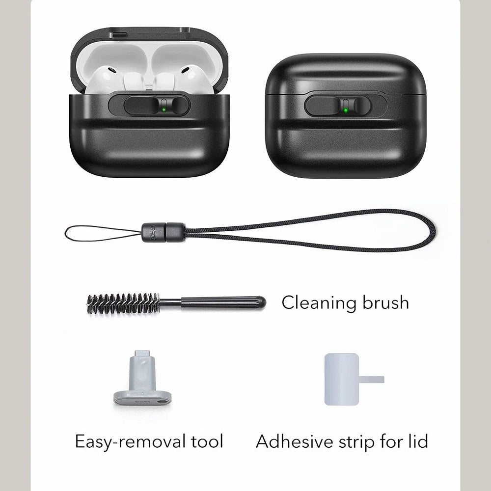 Capa ESR Pulse Magnetic FlickLock para Apple AirPods Pro 3, Cinzento