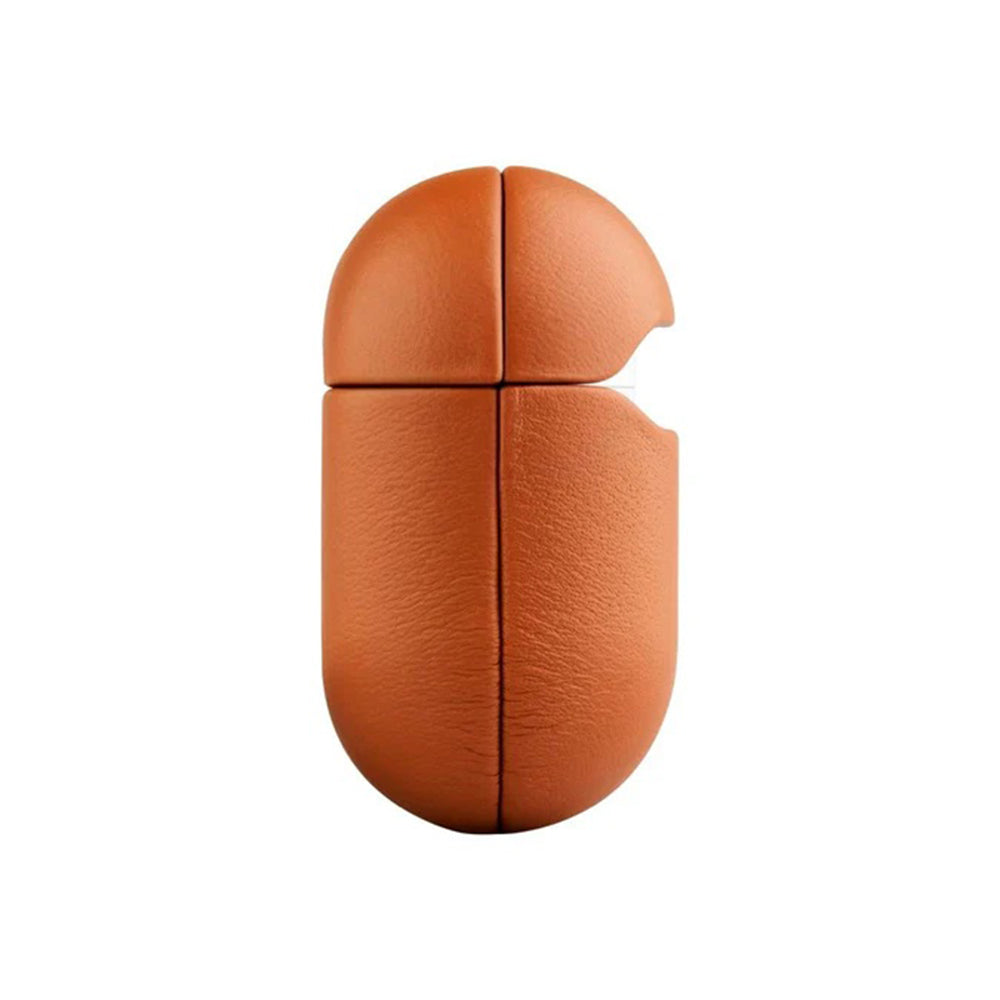 Capa Fixed PodsLeather para Apple AirPods 4, Castanho