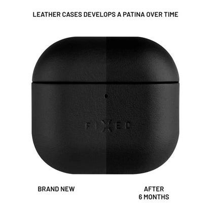 Capa Fixed PodsLeather para Apple AirPods 4, Preta