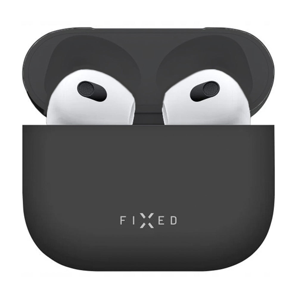 Capa Fixed Silky para Apple AirPods 4, Preta