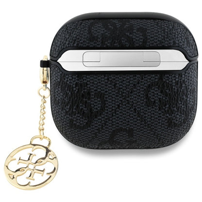 Capa Guess 4G Charm para Apple AirPods 4, Preta